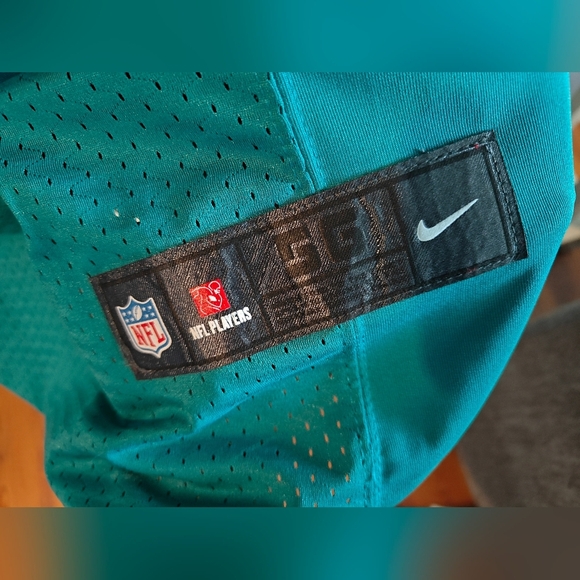 ❗NWT Ryan Tannehill 17 Miami Dolphins Men's Teal Football Jersey Size 56 3XL - Picture 6 of 8